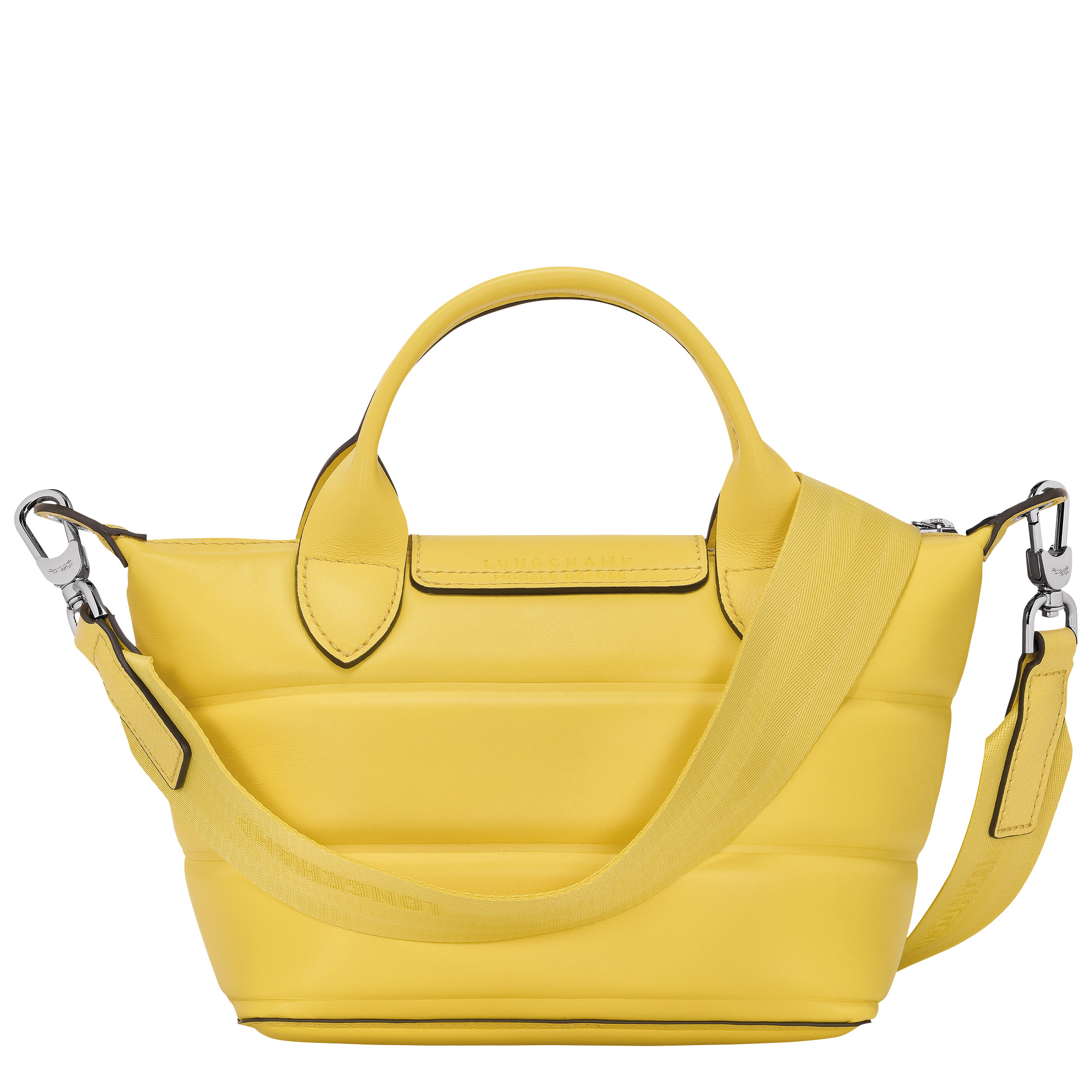 Le Pliage Xtra XS Handbag Yellow - Leather - 4