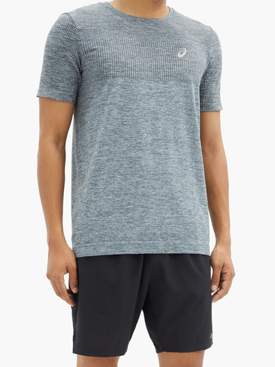 Asics Race reflective-logo seamless jersey T-shirt outlook