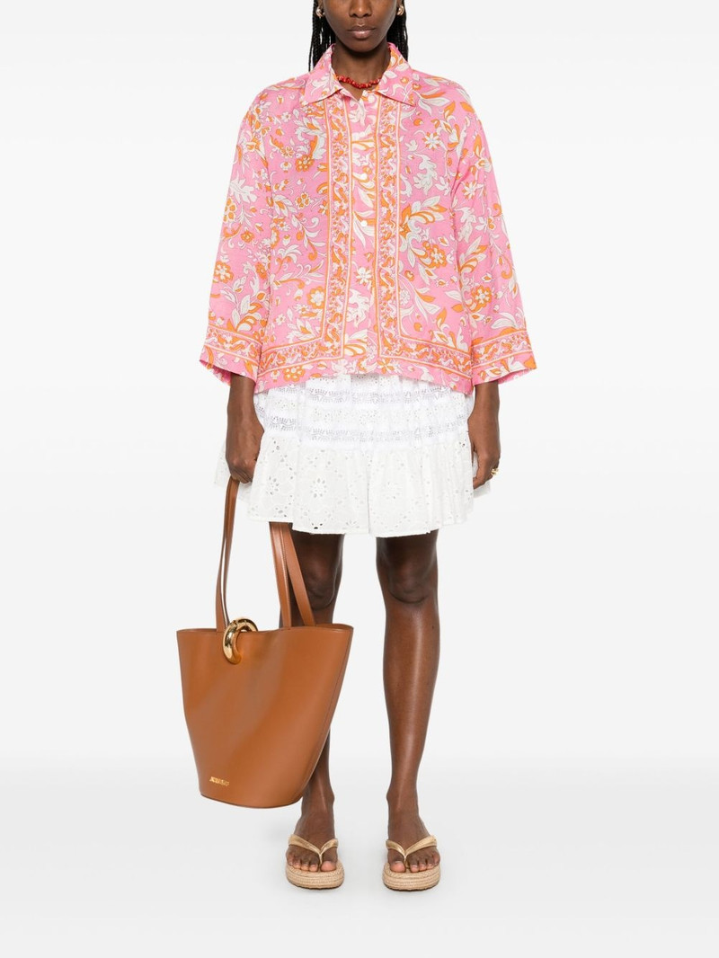 maje floral-print shirt outlook
