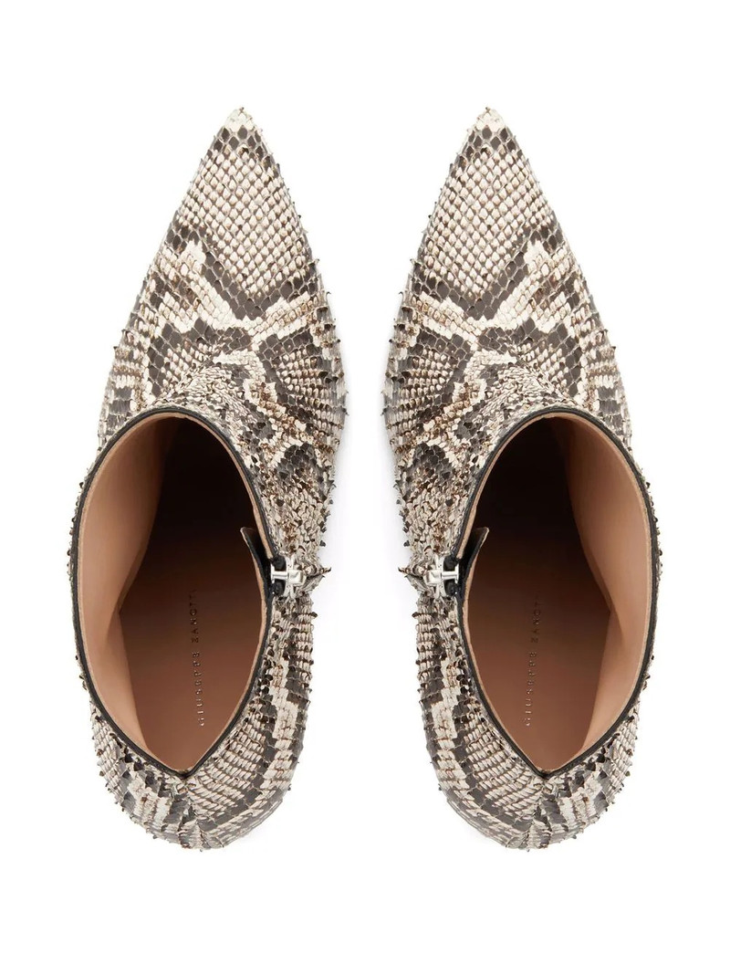 Tysha snakeskin-effect boots 4