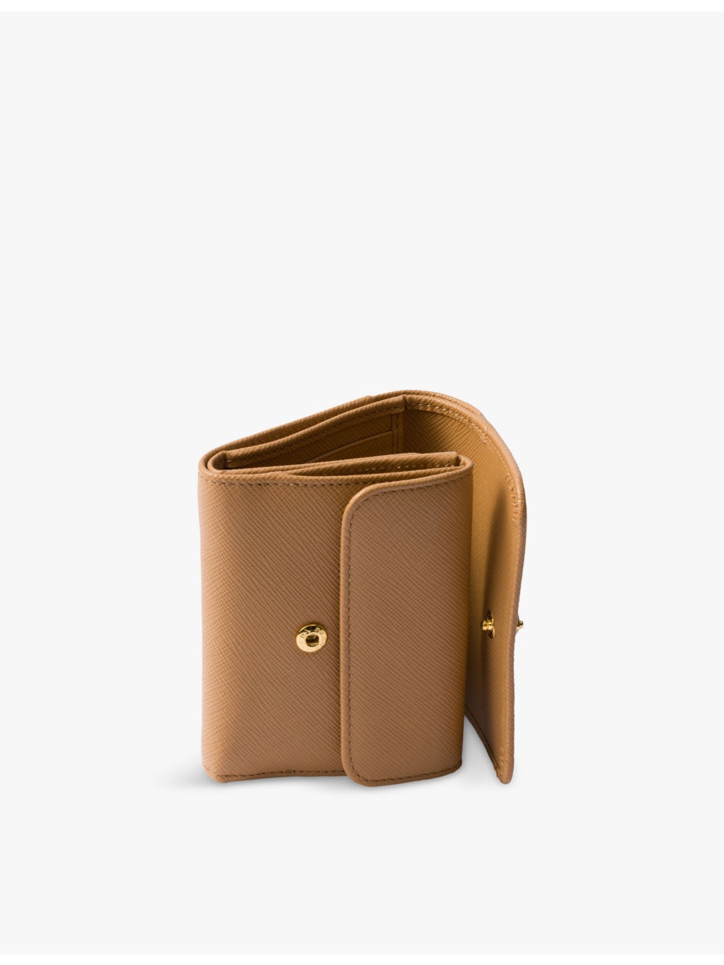 Logo-plaque small leather wallet - 2