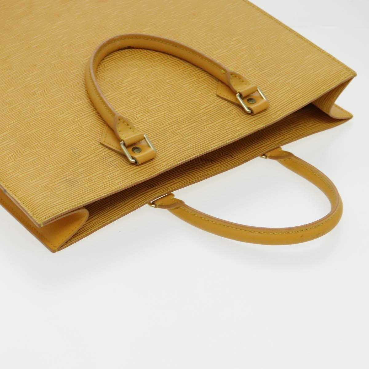 LOUIS VUITTON Epi Sac Plat Hand Bag Yellow M52079 - 7