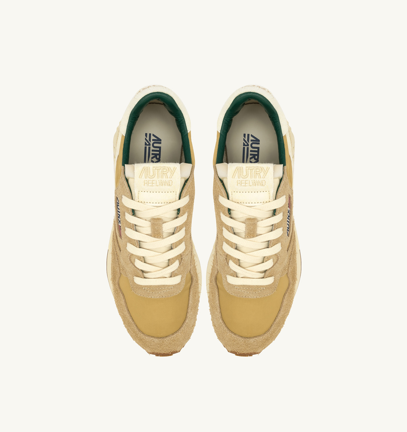 REELWIND LOW SNEAKERS IN LEAF AND NUT SUEDE AND NYLON - 5