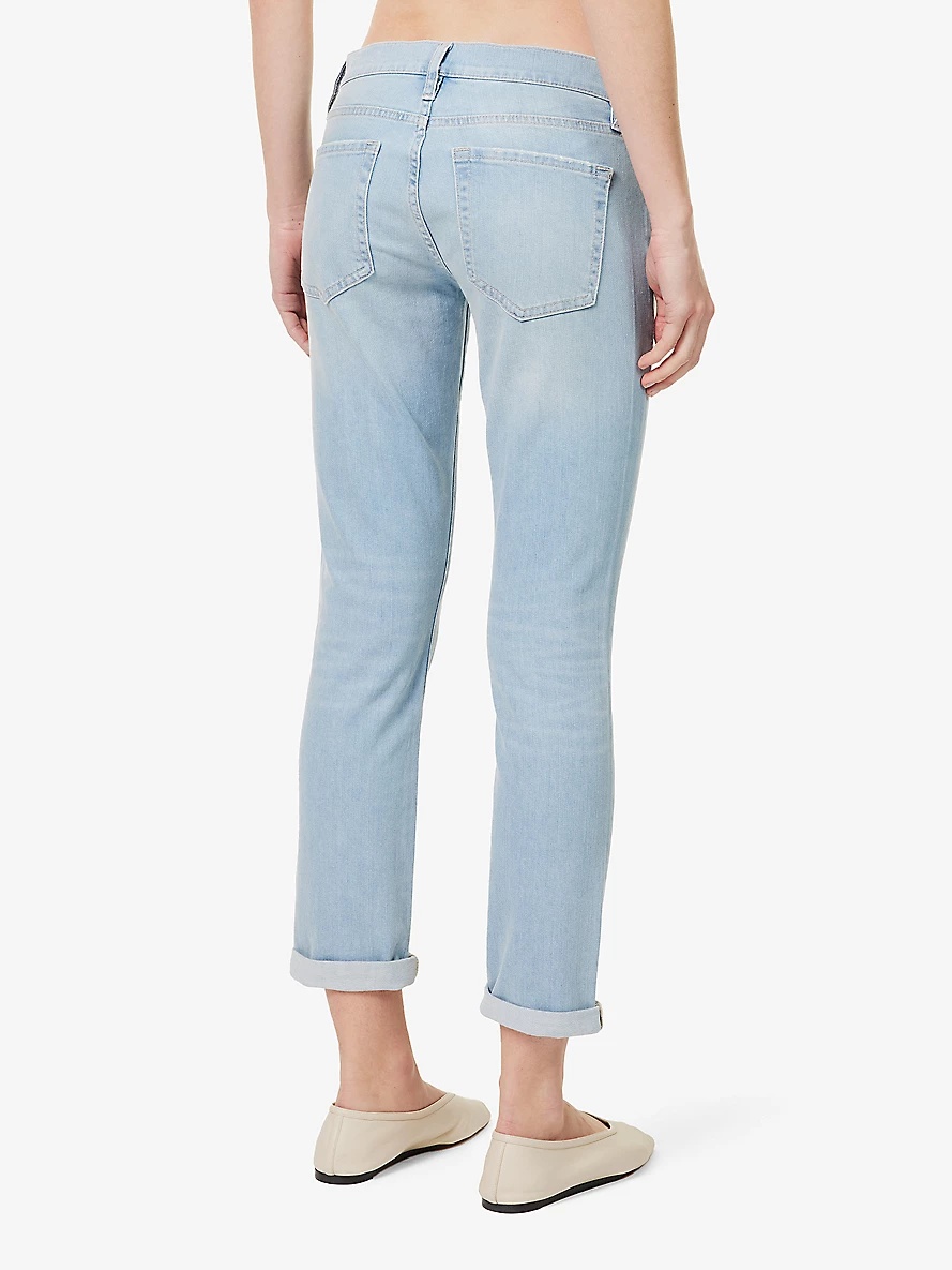 Le Garcon slim-leg mid-rise stretch-denim jeans - 4