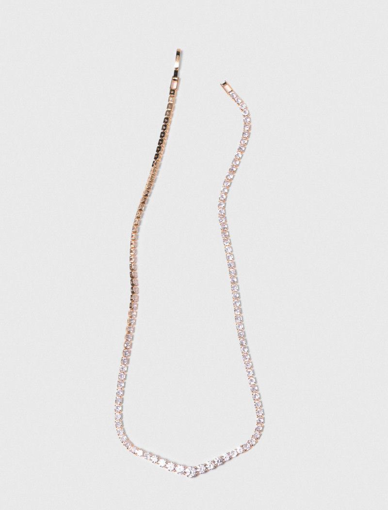 maje Cascade diamanté necklace outlook