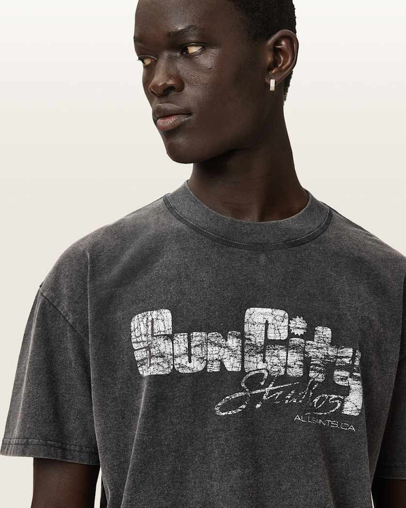 SUN CITY SHORT SLEEVE BOXY GRAPHIC T-SHIRT 3