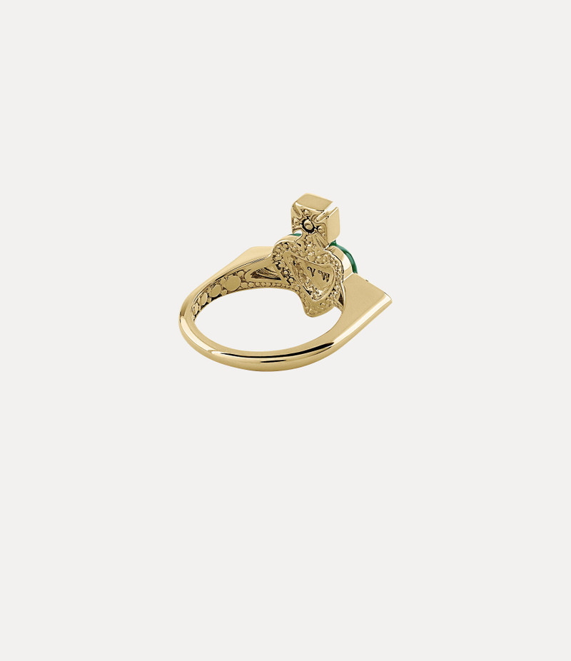 NEW DIAMANTE HEART RING 3