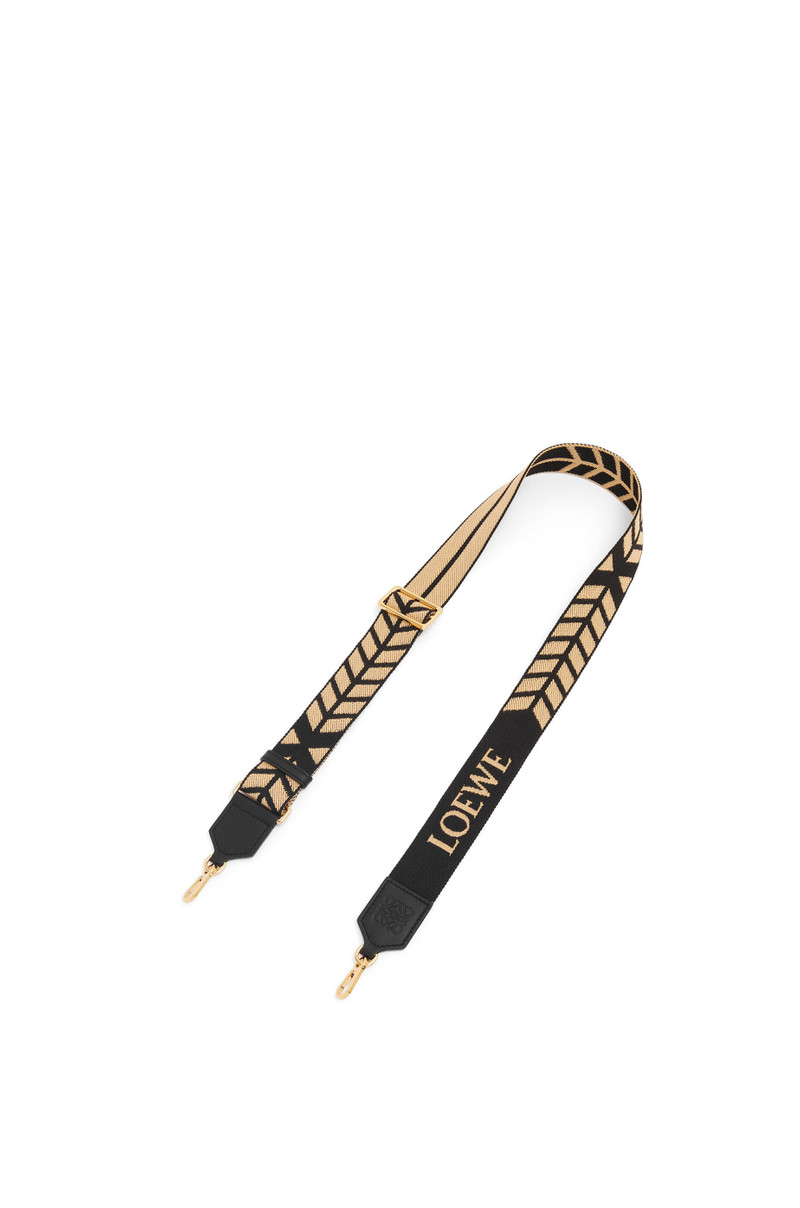 LOEWE webbing chevron strap 1