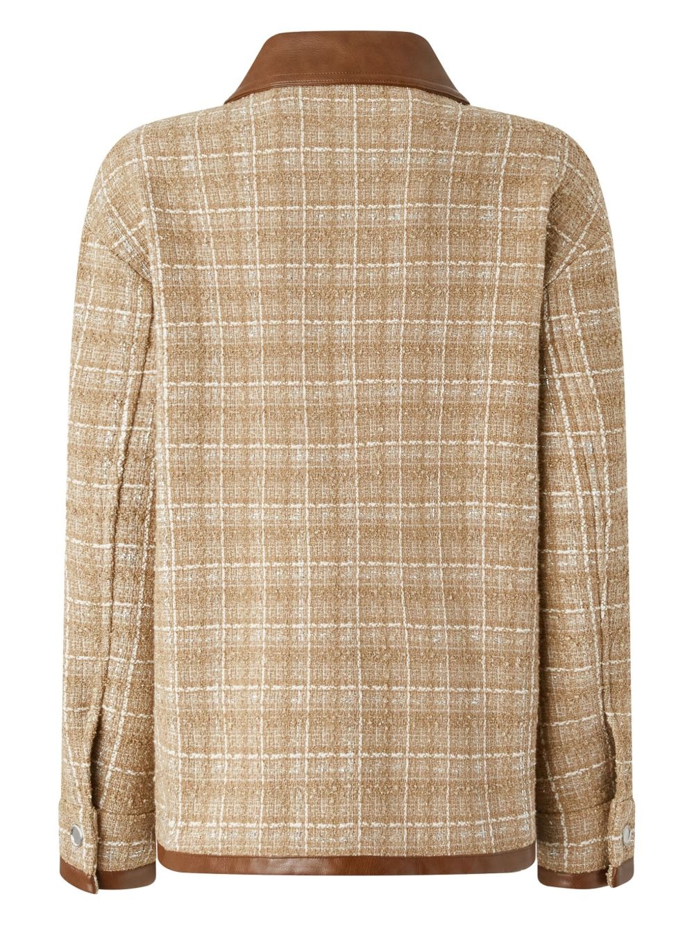 tweed shirt jacket - 2