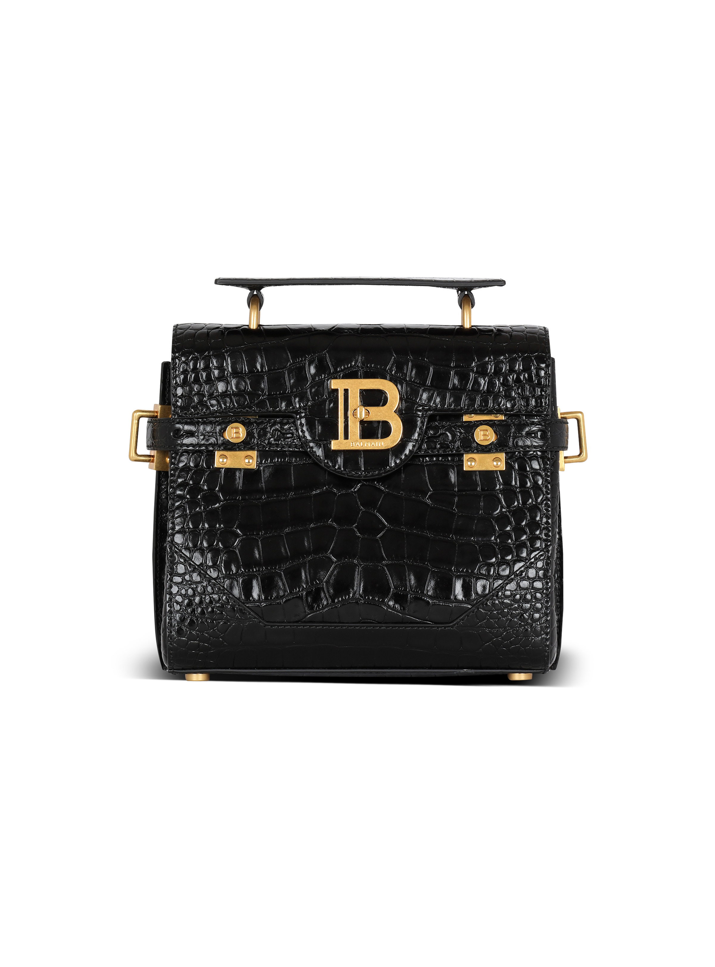 B-Buzz 23 bag in crocodile-print leather - 1