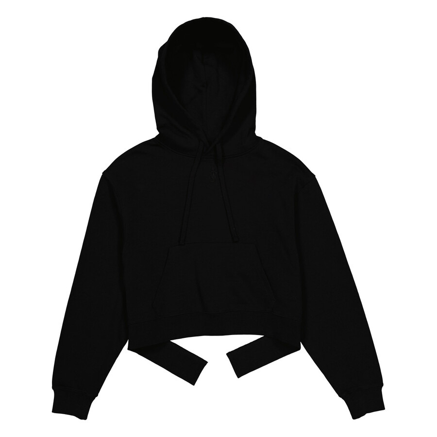 JW Anderson Cropped Drawstring Hoodie - 4