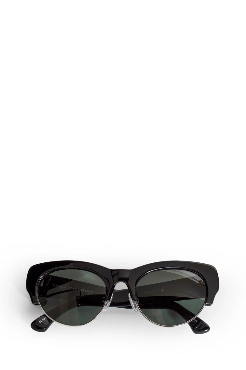 DRIES VAN NOTEN UNISEX BLACK EYEWEAR 5