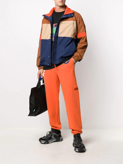 Heron Preston logo-print straight leg track pants  outlook