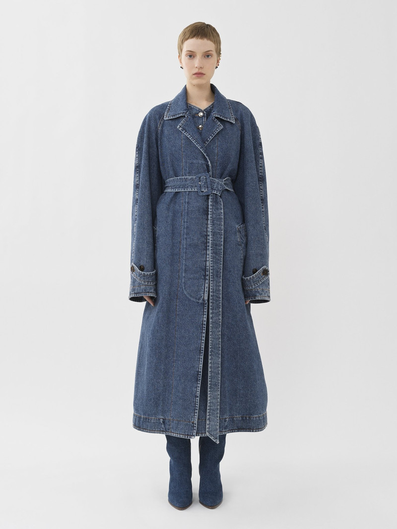 Chloé DENIM TRENCH COAT outlook