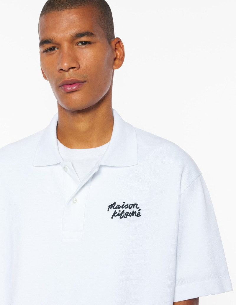 MAISON KITSUNE HANDWRITING COMFORT POLO 4