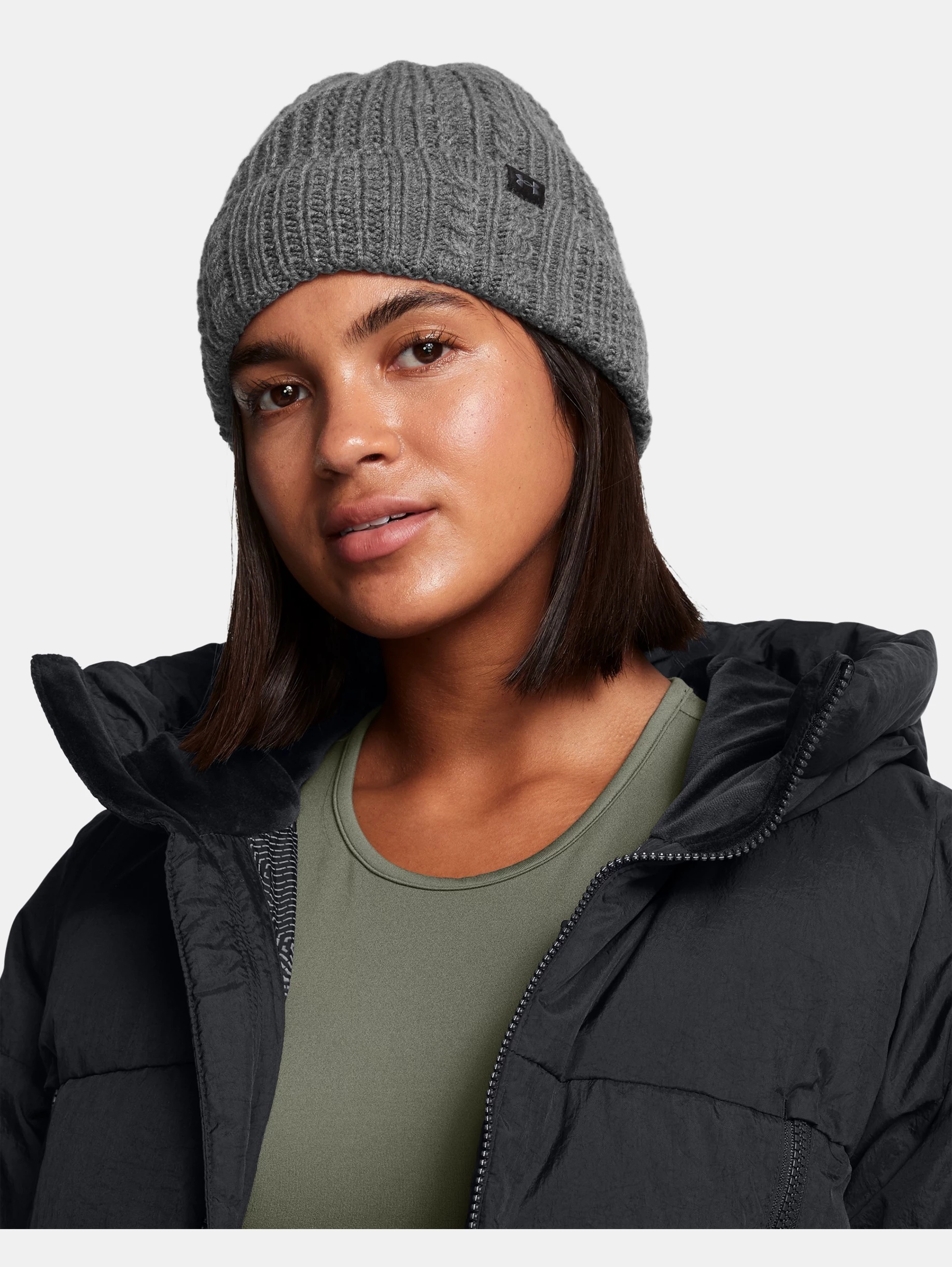 Women's UA Halftime Cable Knit Beanie - 2