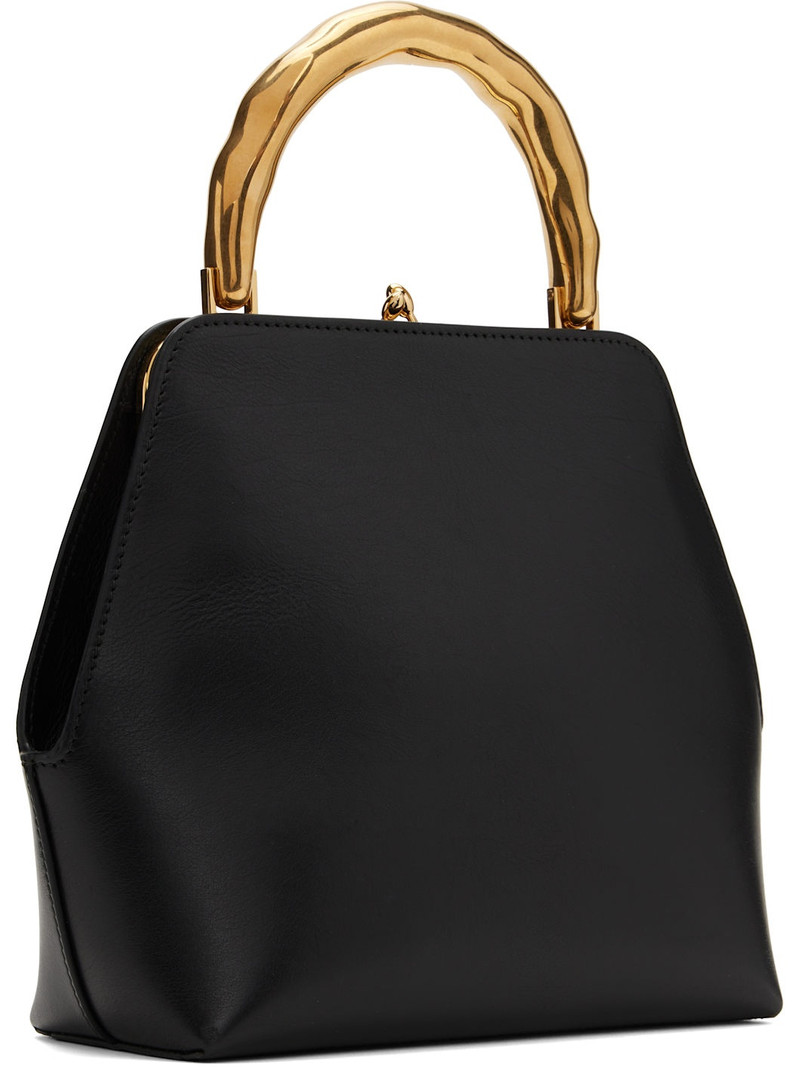 Black Goji Bamboo Square Bag 3