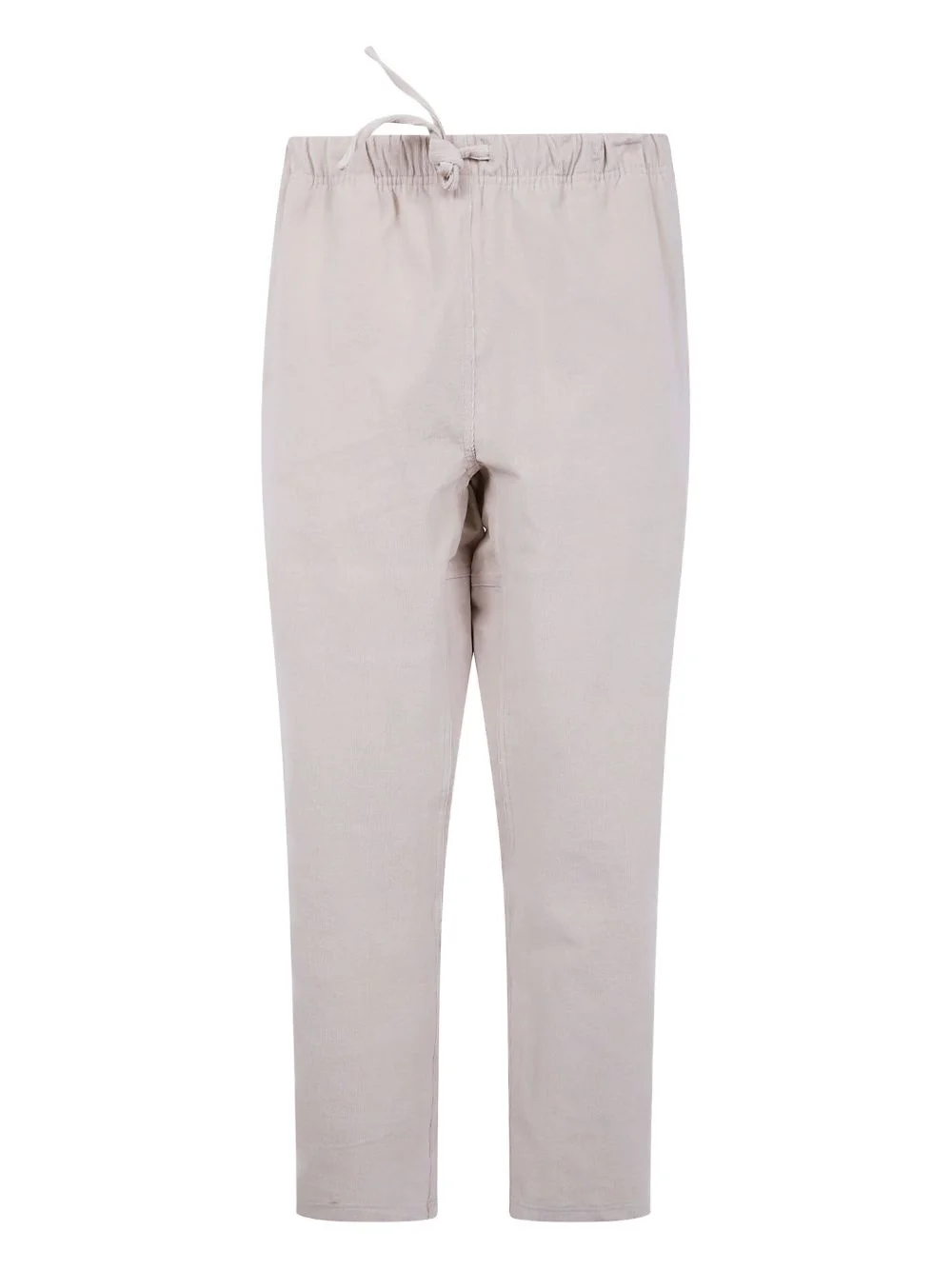 drawstring corduroy trousers - 1