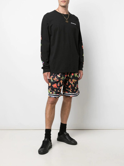 John Elliott logo-print long-sleeved T-shirt outlook