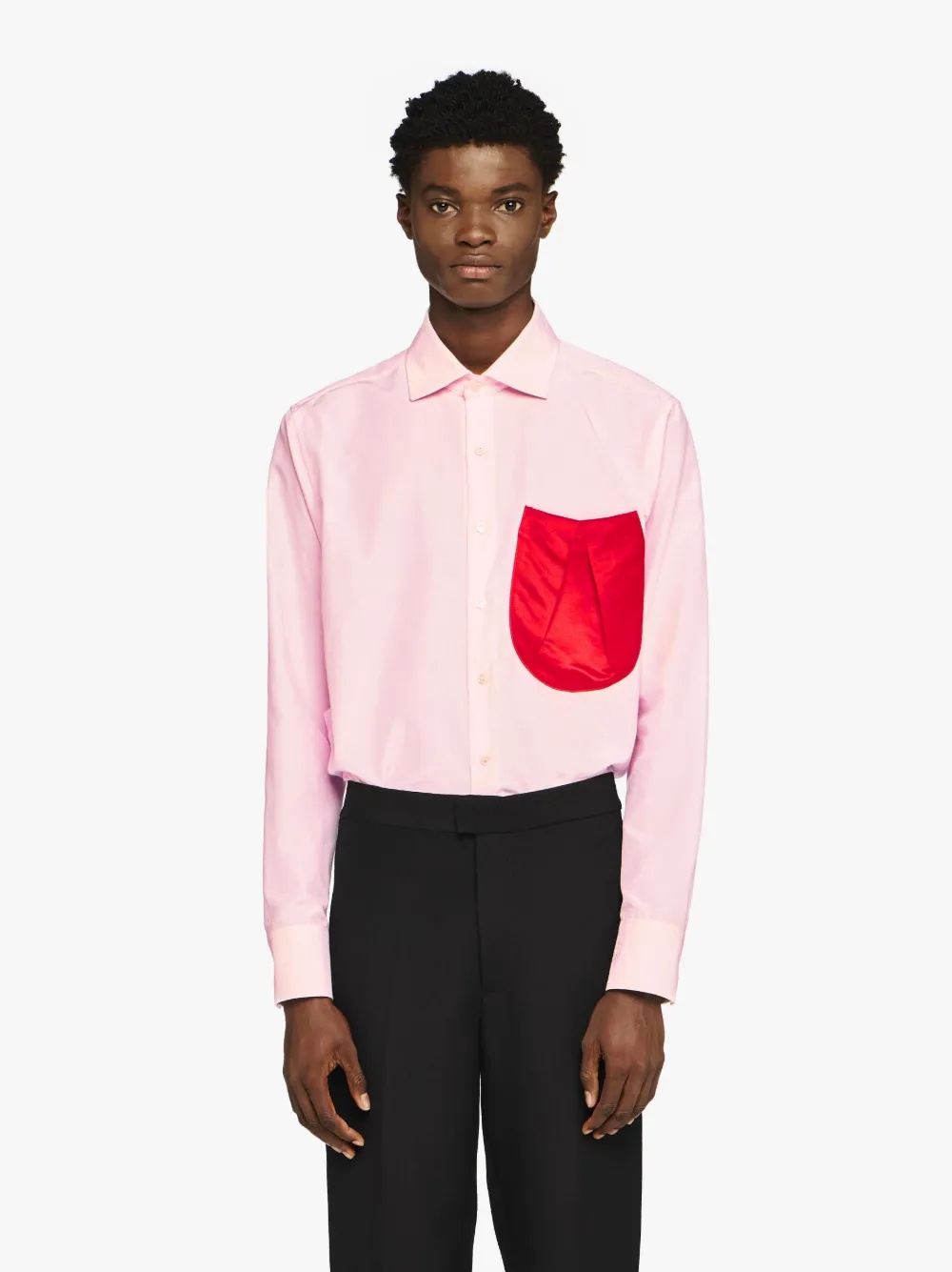 SATIN BALLOON POCKET SHIRT - 2
