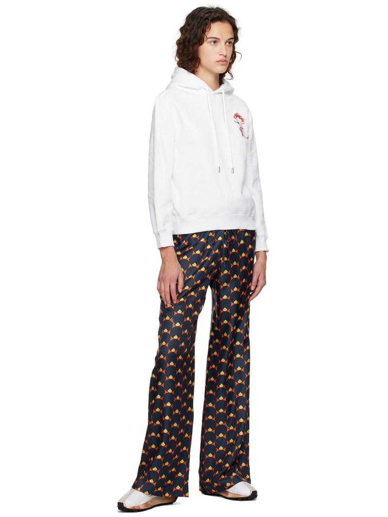 Lanvin White Classic Hoodie outlook
