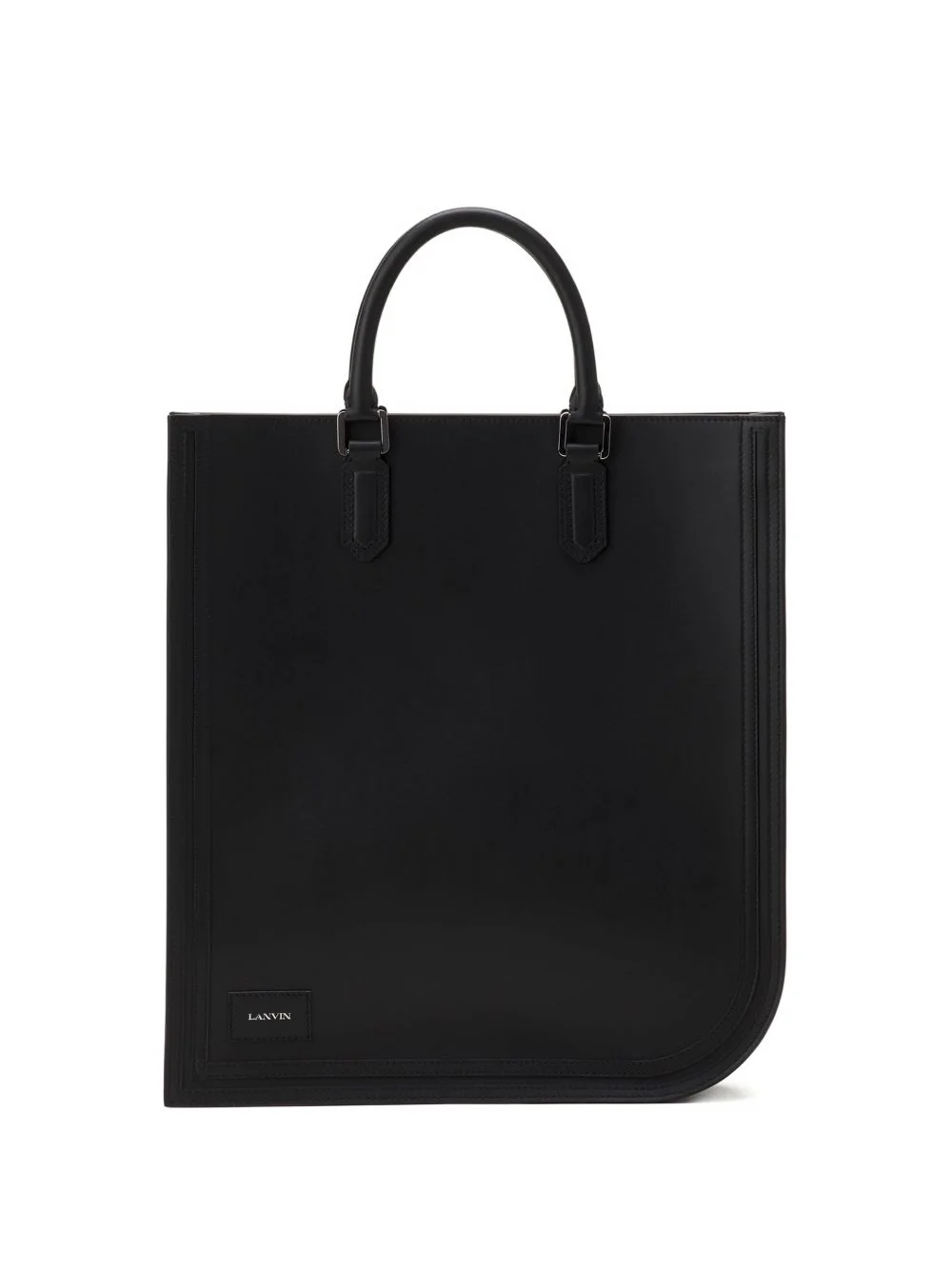 top handle shoulder tote bag - 1