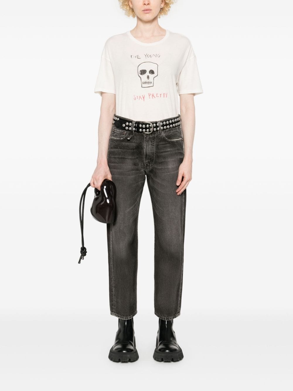 slogan-print T-shirt - 2