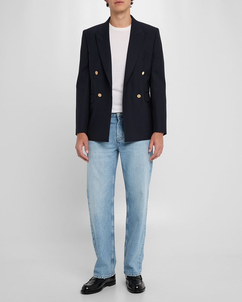 FRAME Men's Double-Breasted Wool Blazer Jacket outlook