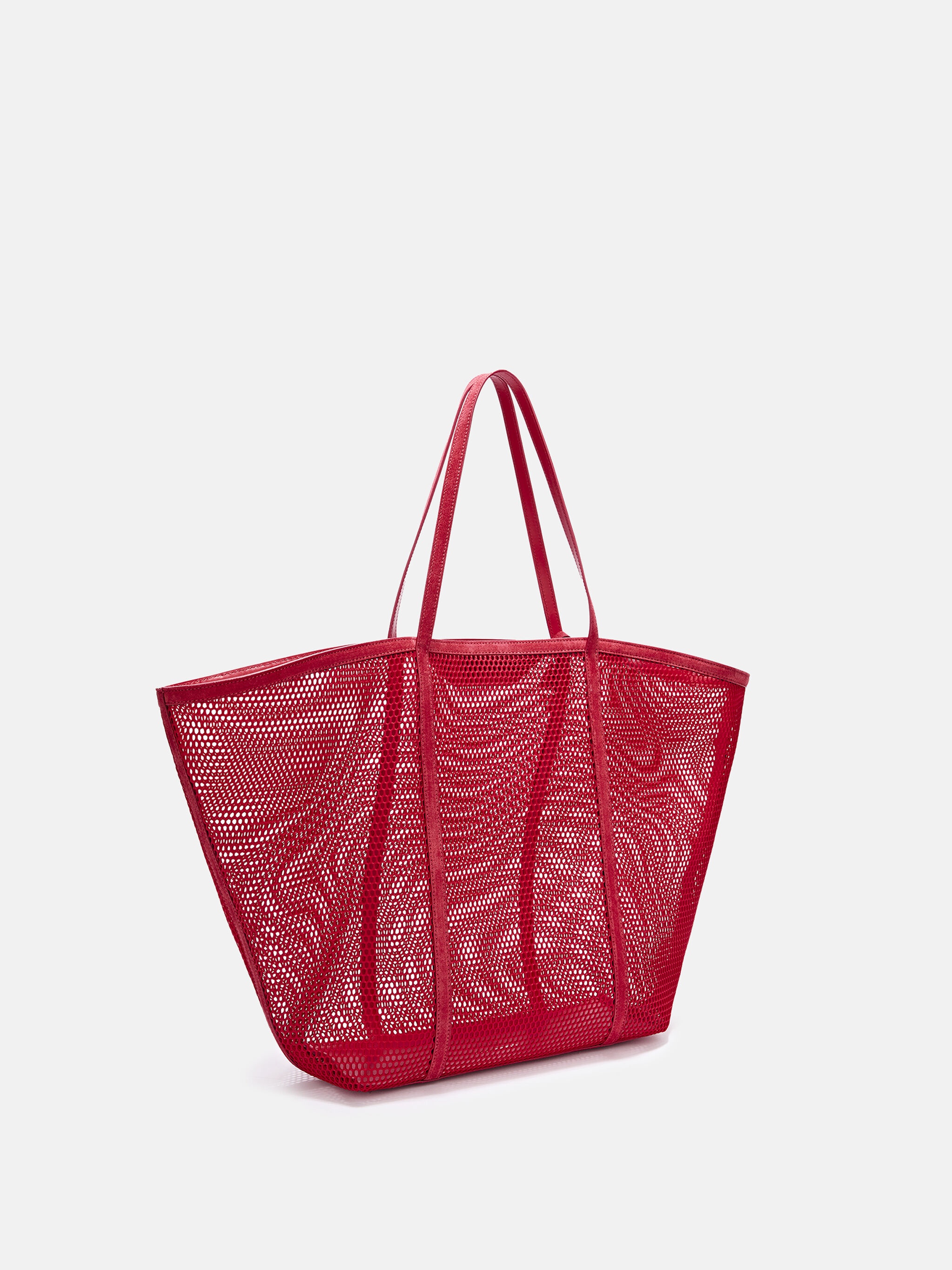 ''VIA DEL MARE'' RED TOTE BAG - 3