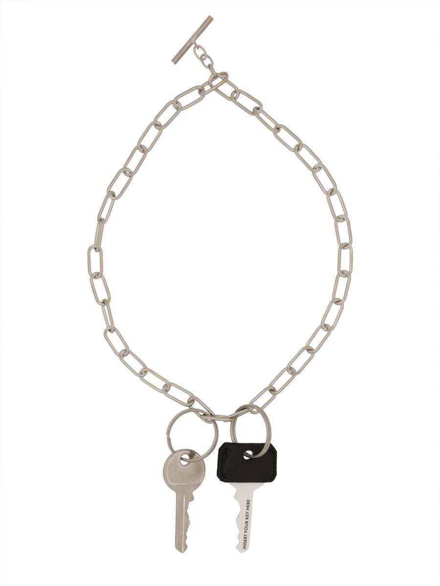 "NUMERIC SIGNATURE" KEY NECKLACE - 2