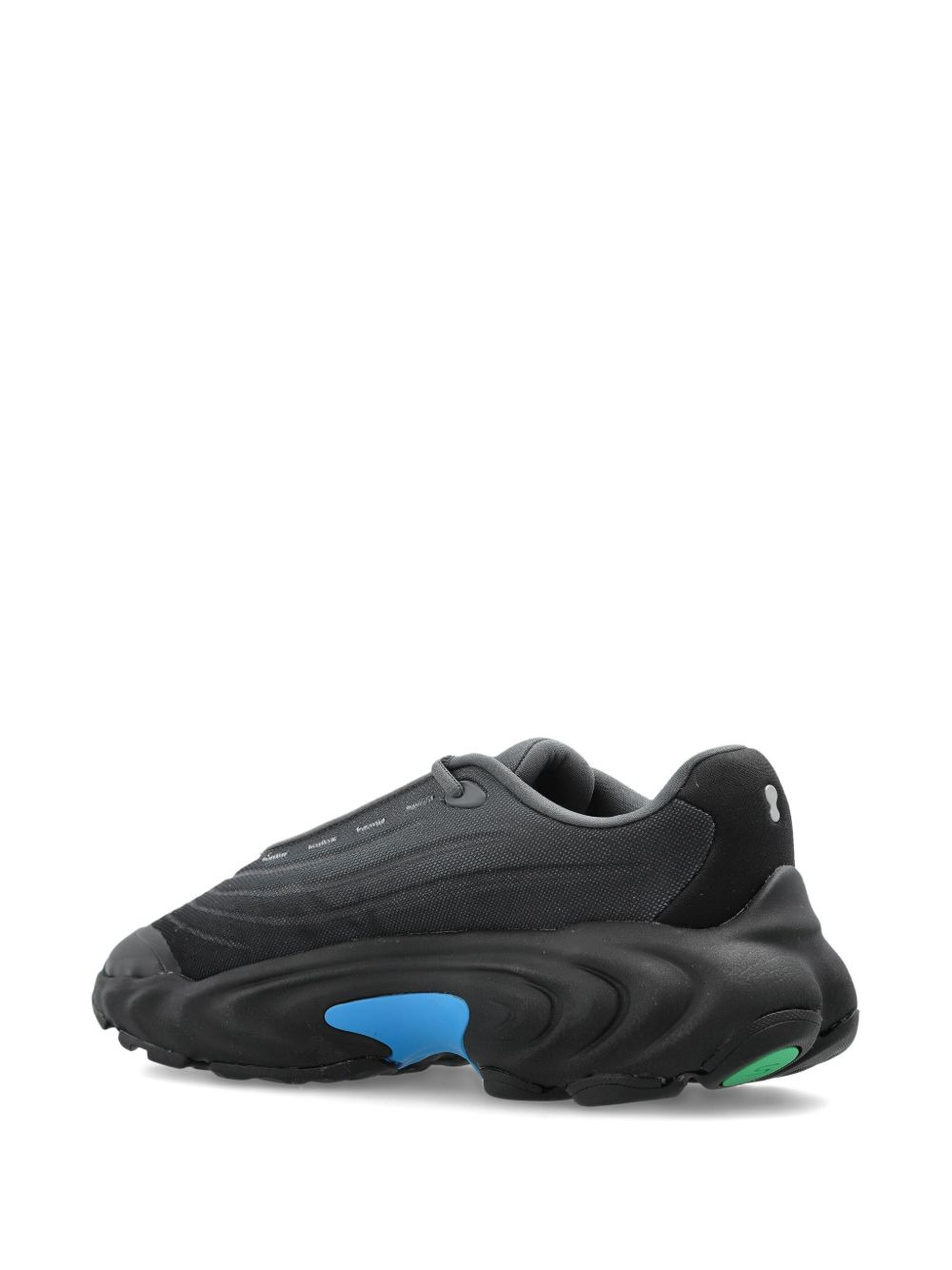 logo-patch lace-up sneakers - 4