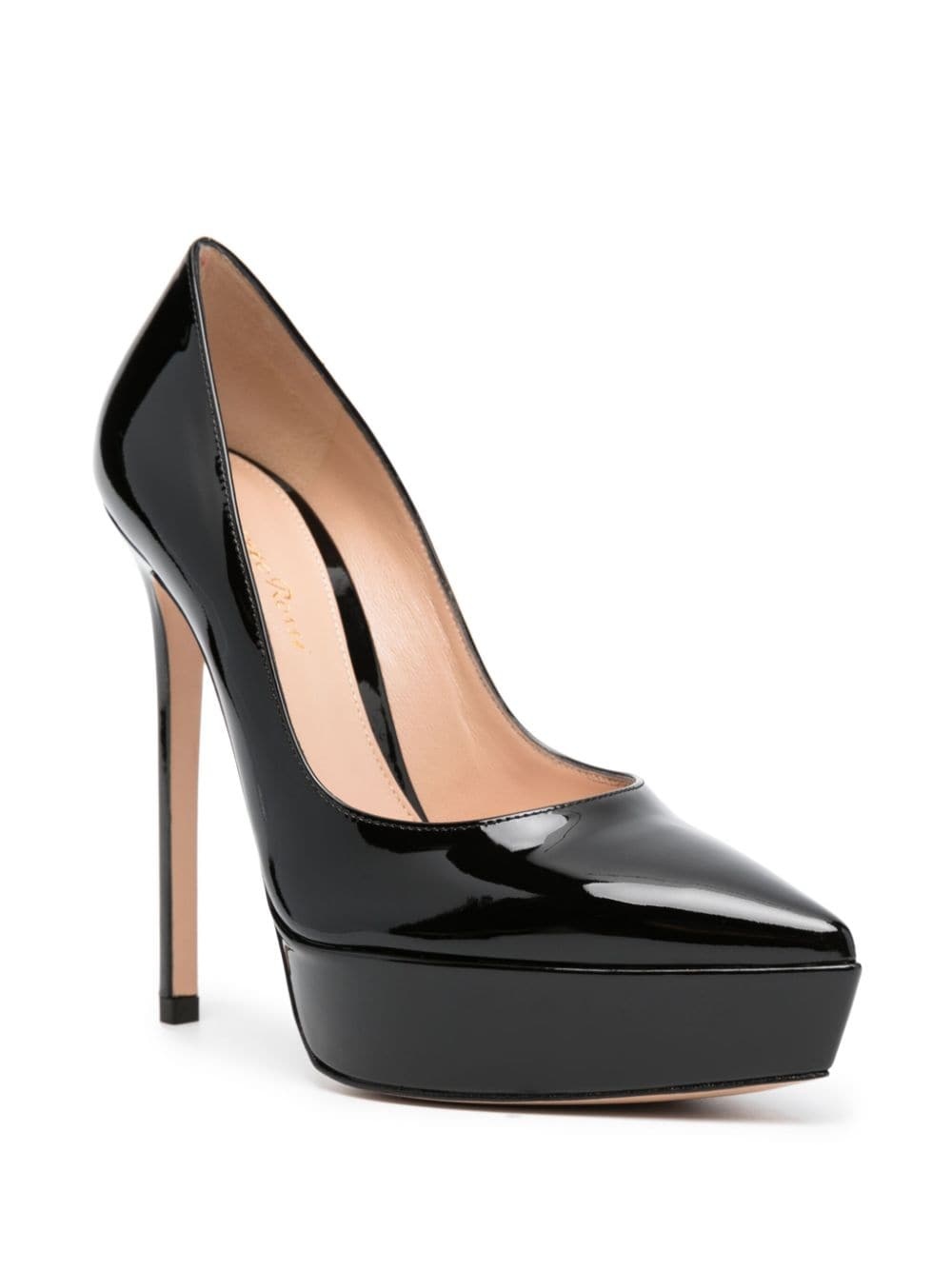 135mm patent leather pumps - 2