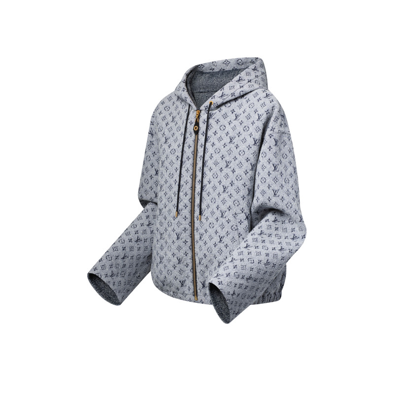 Monogram Bouclé Hoodie 2