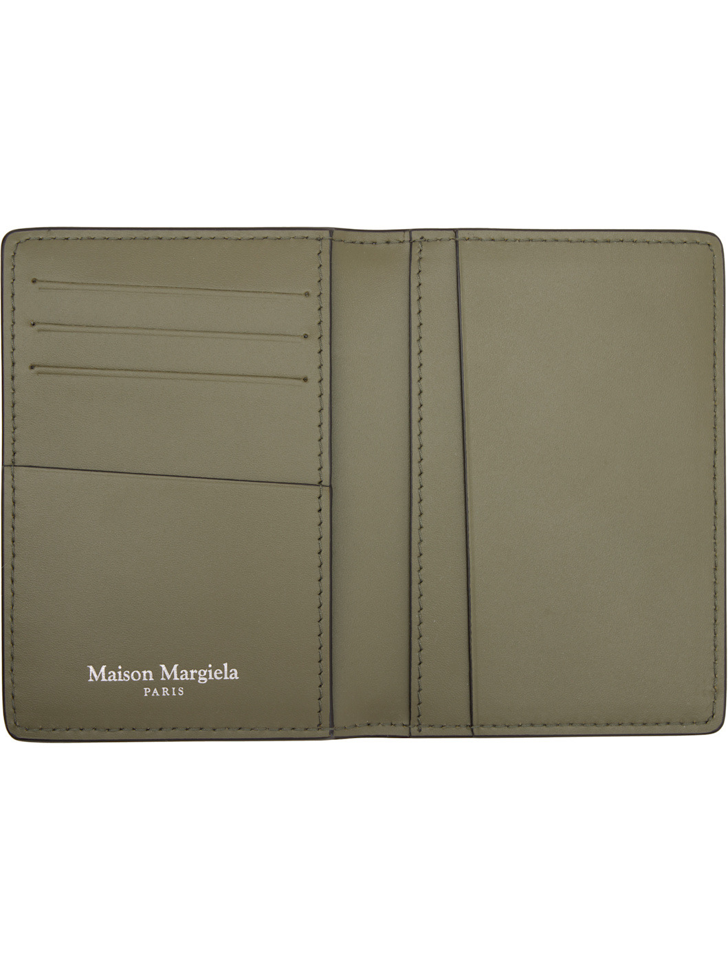 Khaki Slim Card Holder - 3