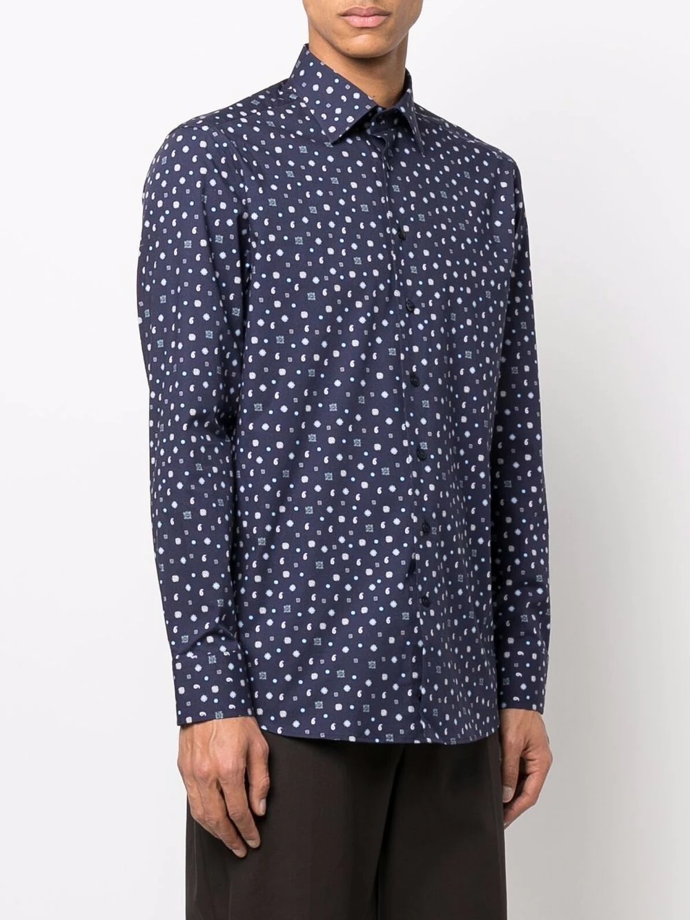 paisley-print long-sleeve shirt - 3