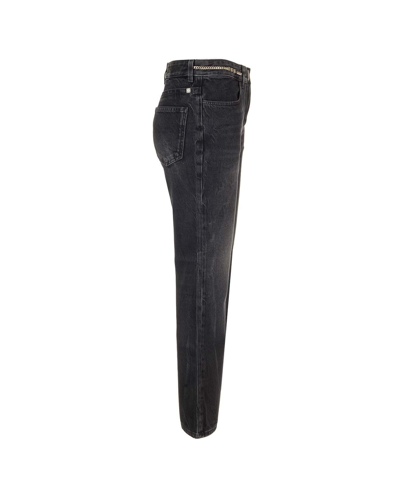 Boot Cut Cropped Jeans - 3