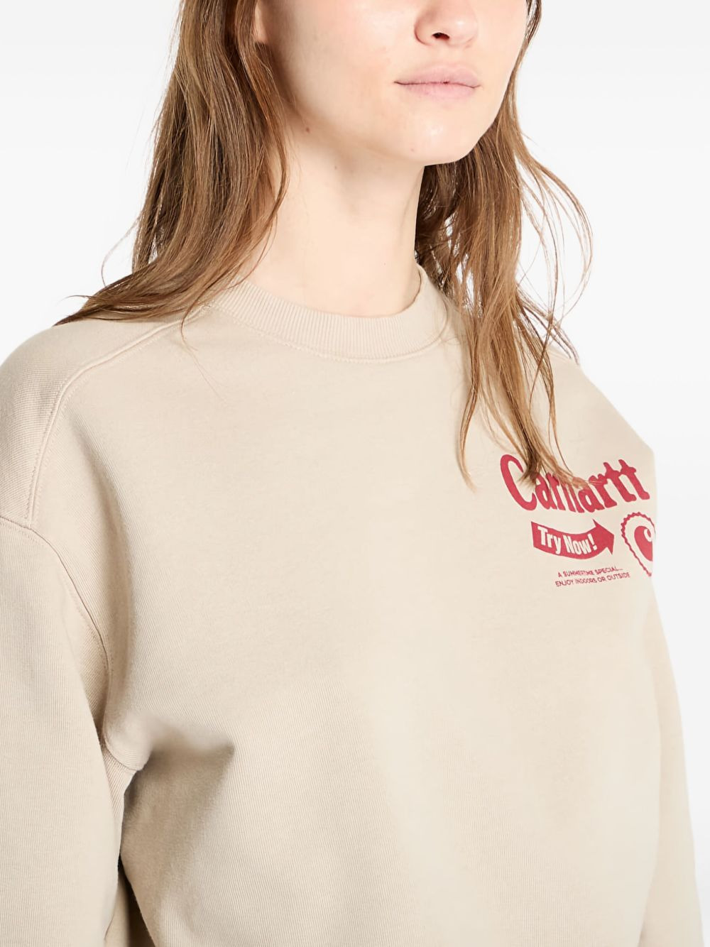 graphic-print crew-neck sweatshirt - 5