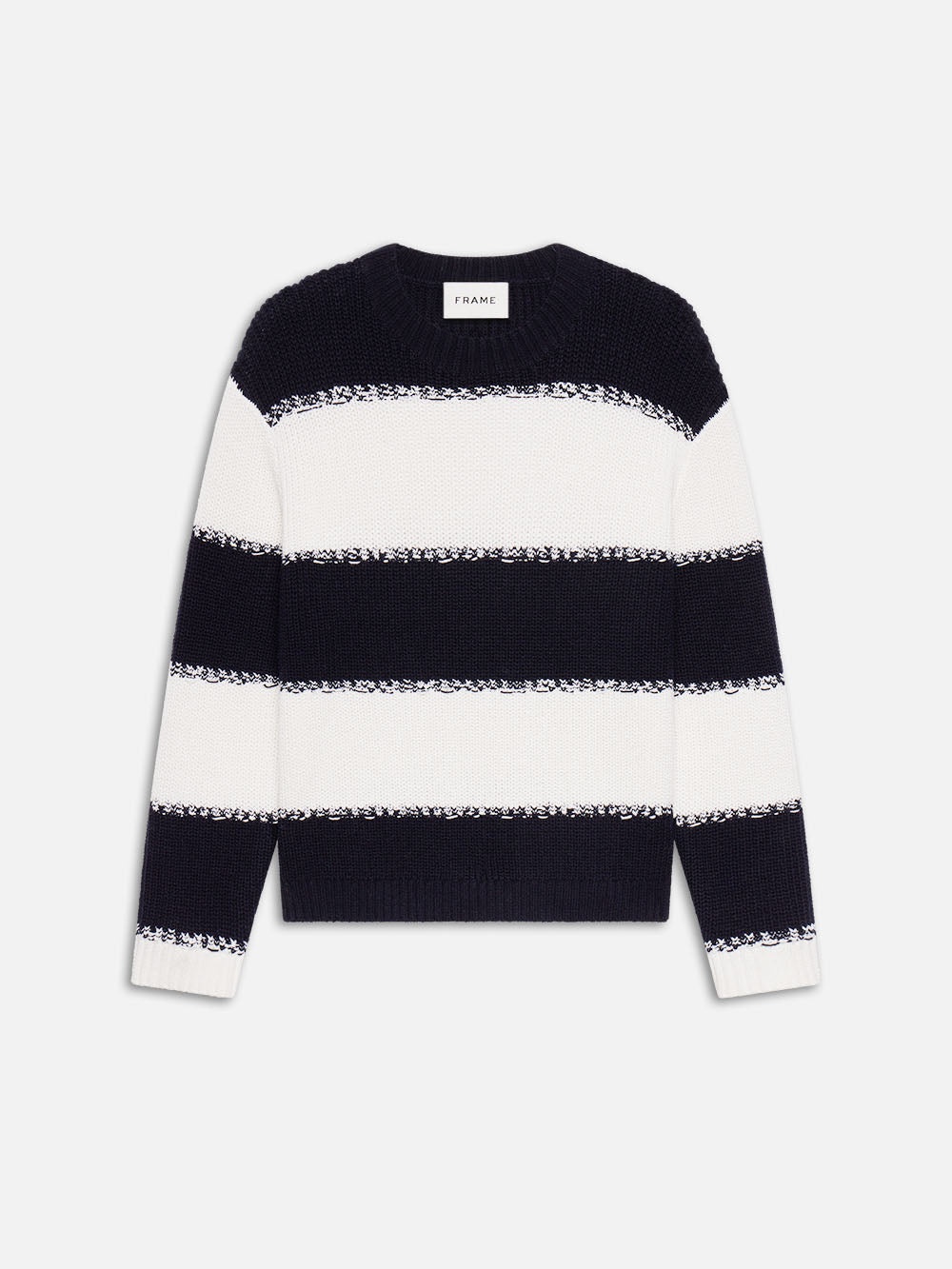 Striped Sweater in Dark Navy Stripe - 1