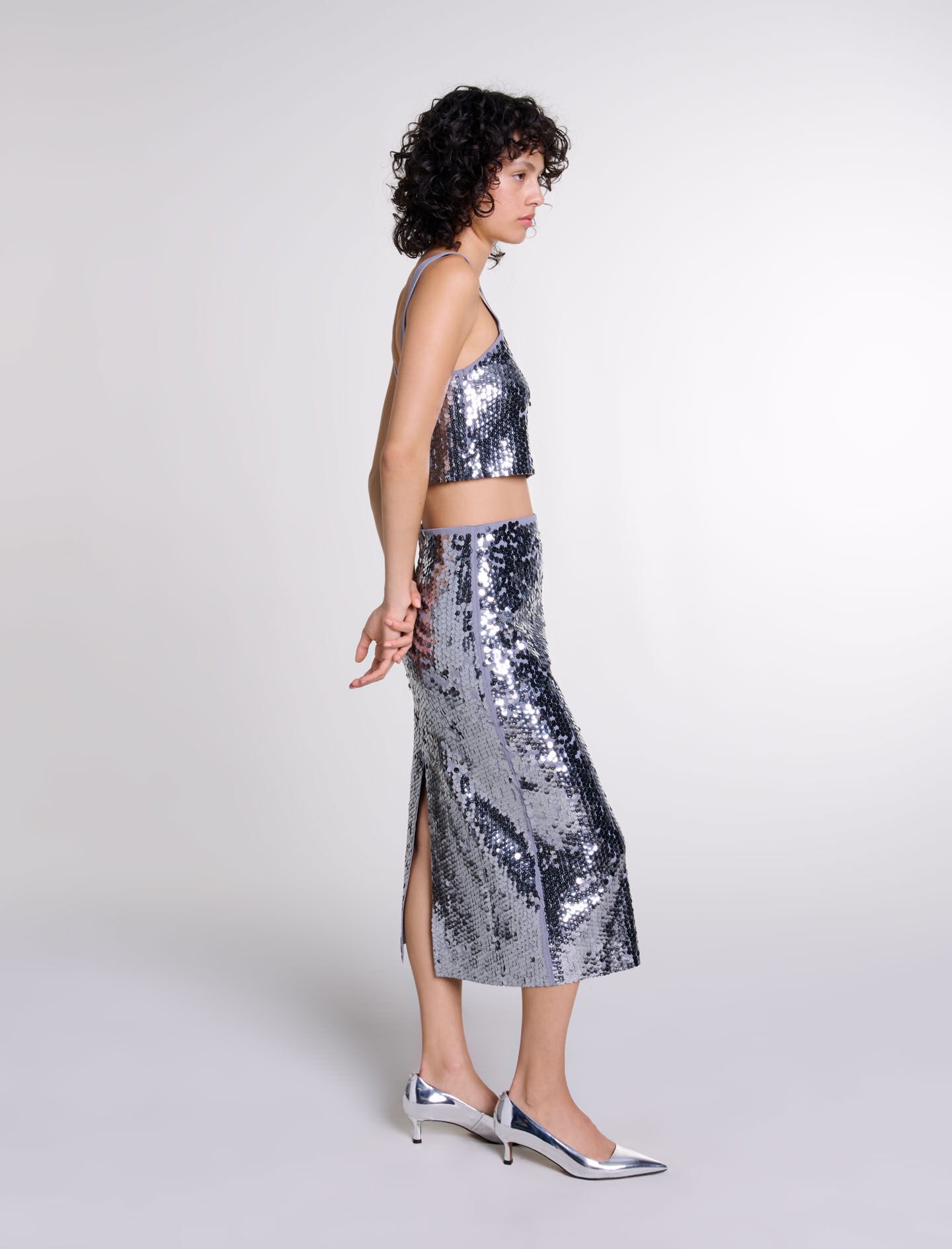 Sequinned knit top - 3