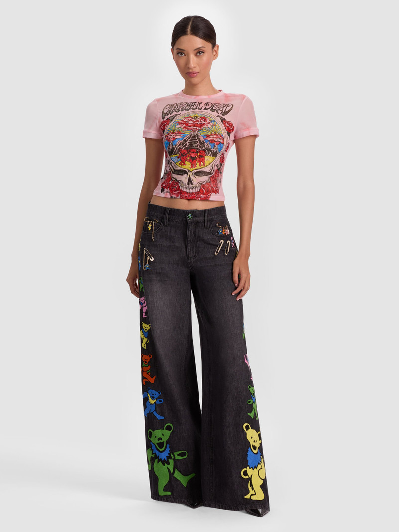 Alice + Olivia A+O X GRATEFUL DEAD TESS TEE outlook