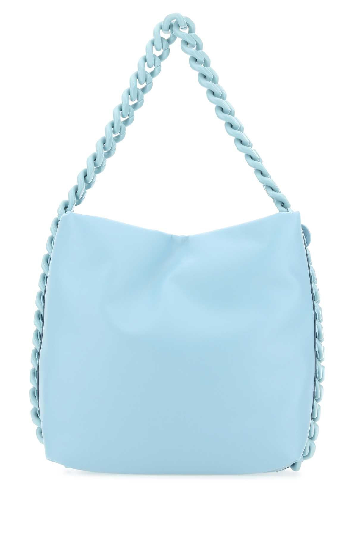 Stella Mccartney Women Pastel Light-Blue Alter Mat Falabella Padded Shoulder Bag - 3