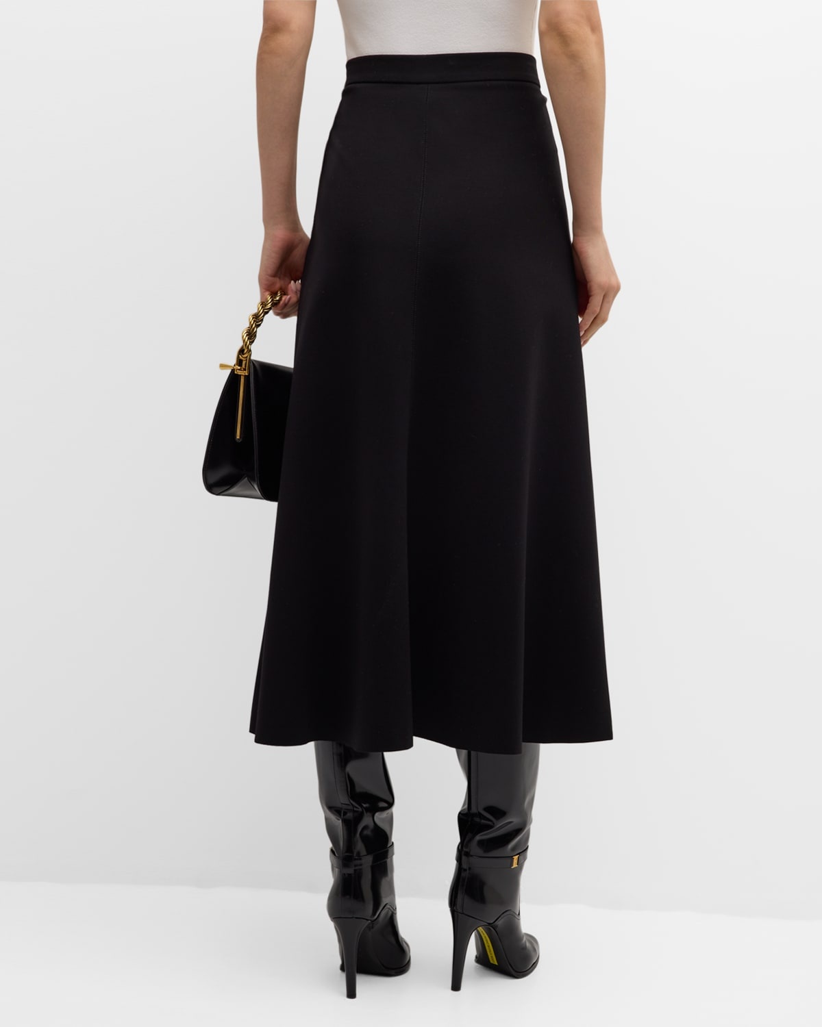 Emotional Essence High-Low Midi Skirt - 6