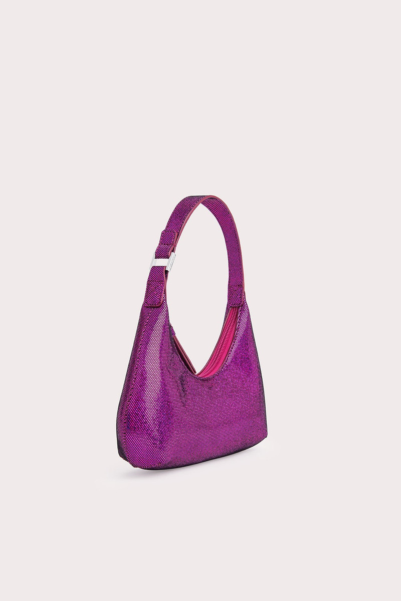 Baby Amber Fuchsia Disco Dot Leather 3