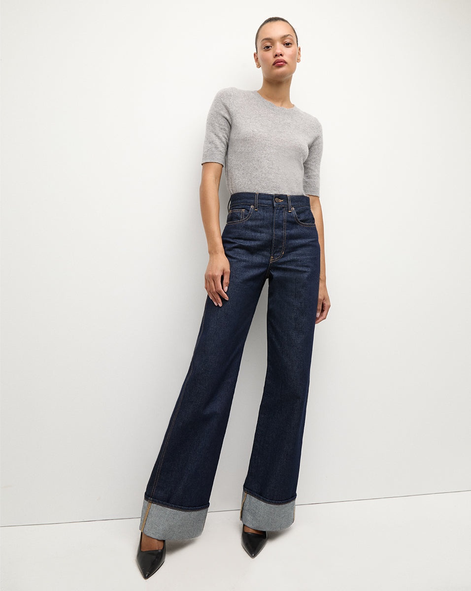 TAYLOR CUFFED WIDE-LEG JEAN - 2