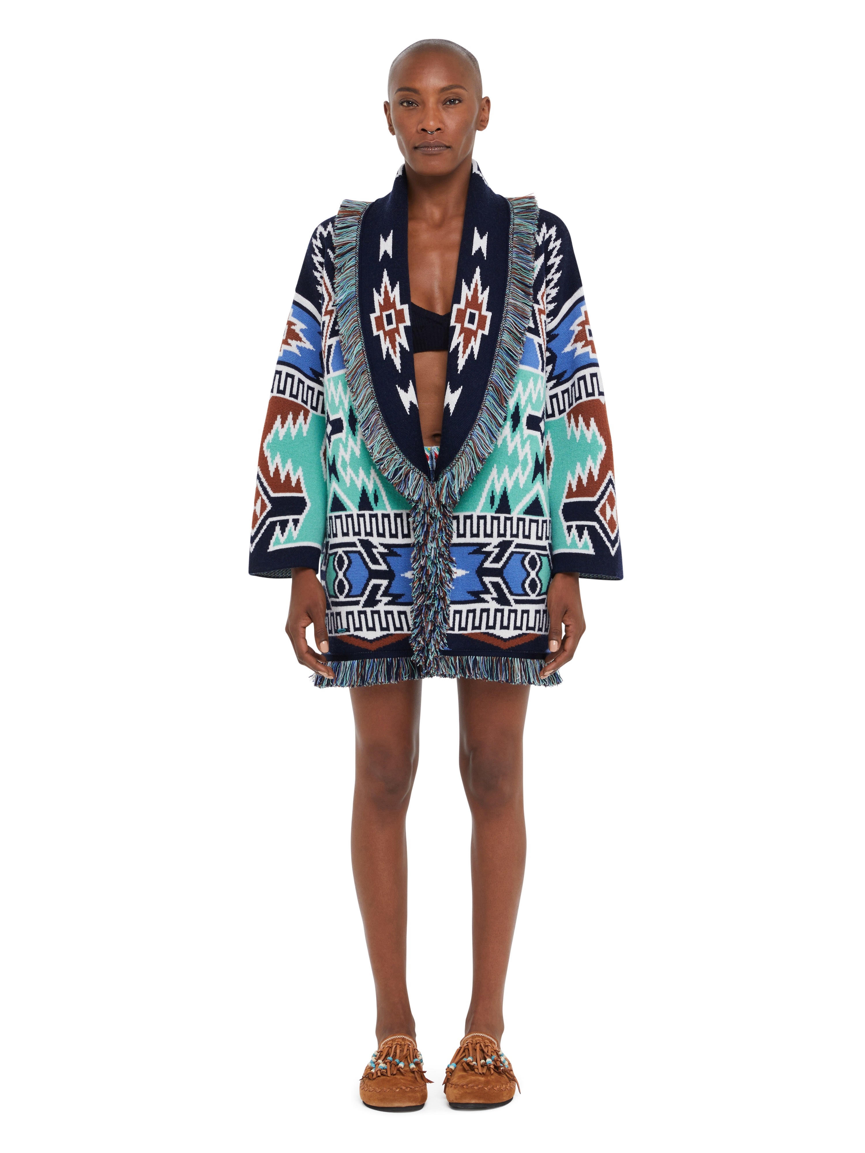 Geometric Roots Cardigan - 4