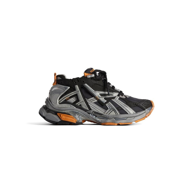 Men's Runner Sneaker in Black - 1