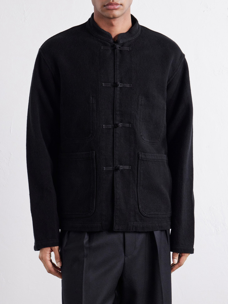 Mandarin-Collar Cotton-Sashiko Jacket 3