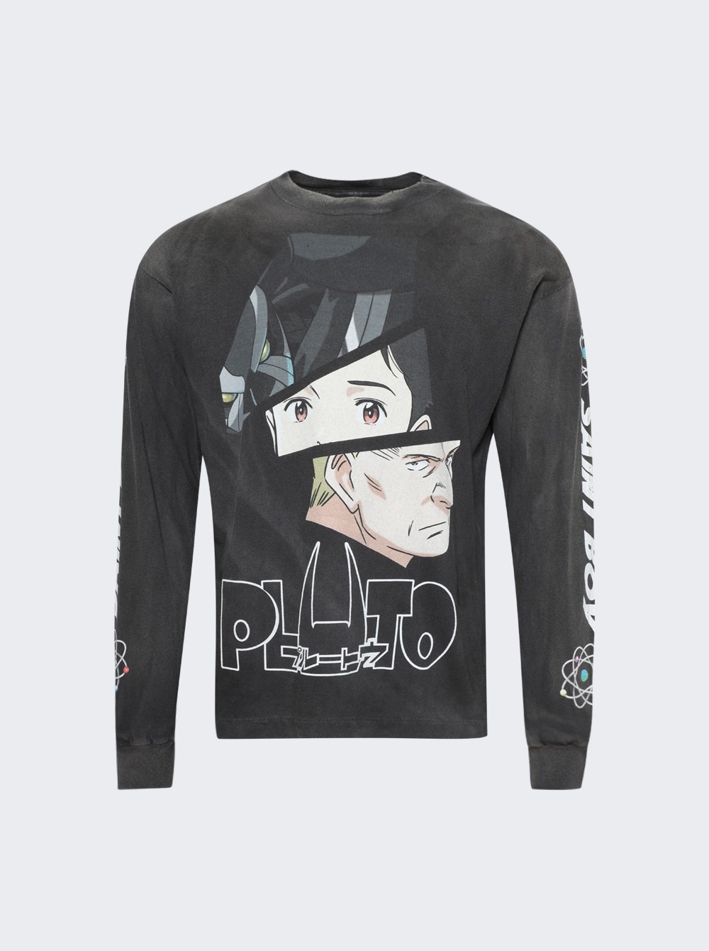 Pluto Long Sleeve Tee Black - 1