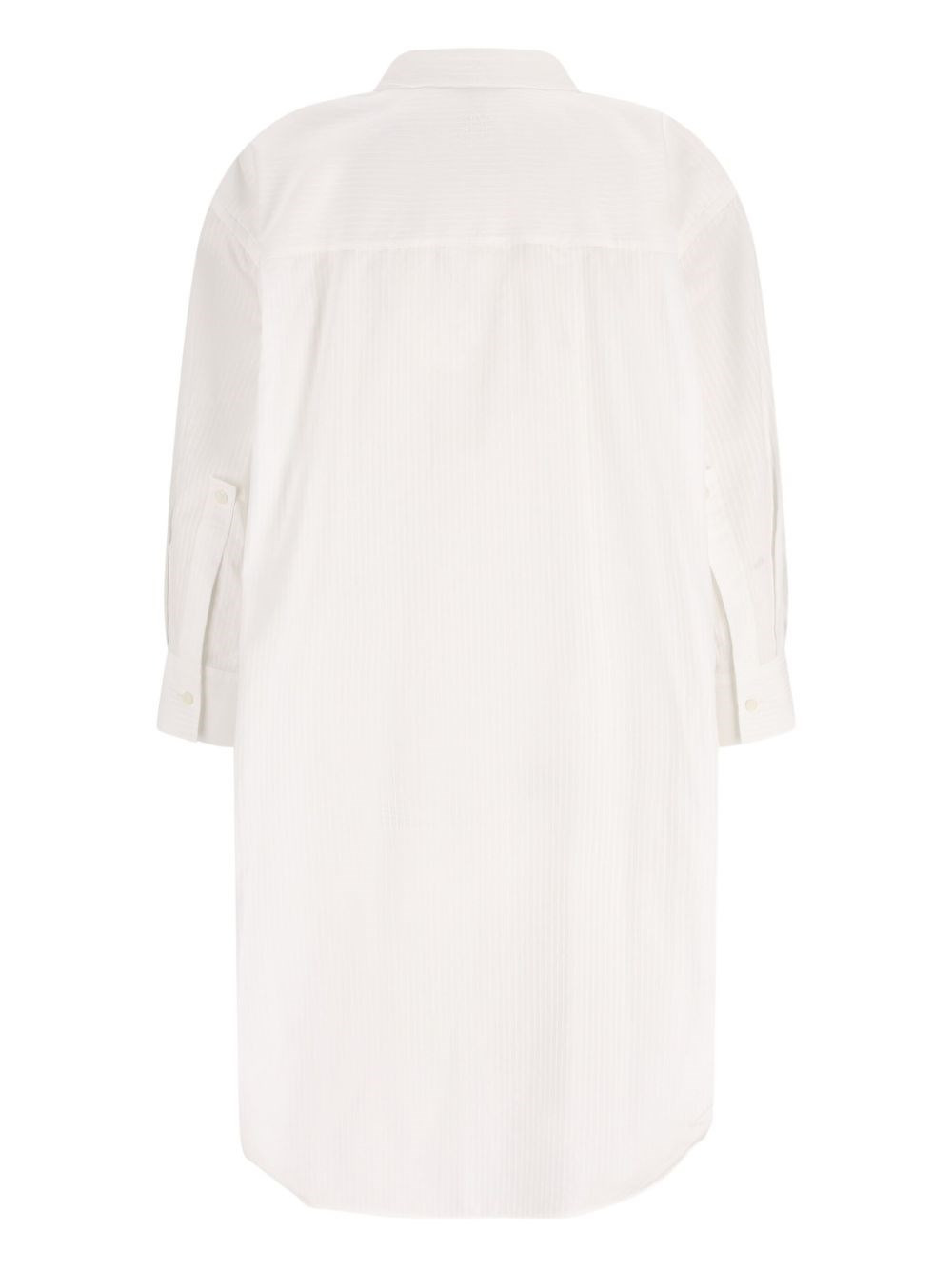 Cotton draped dress - 3