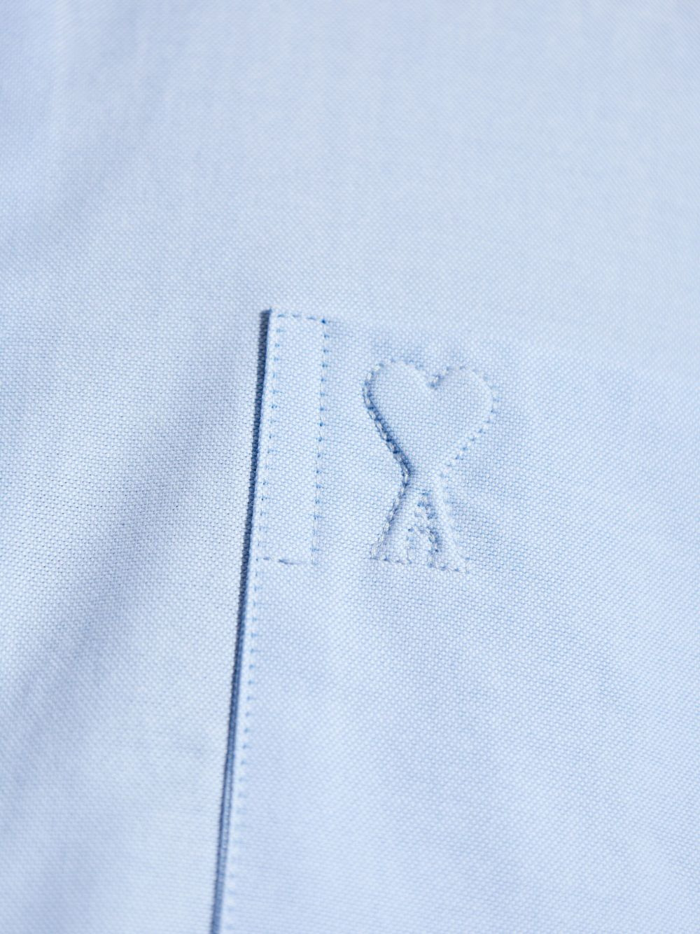 HEART-EMBROIDERED LONG-SLEEVE SHIRT - 2